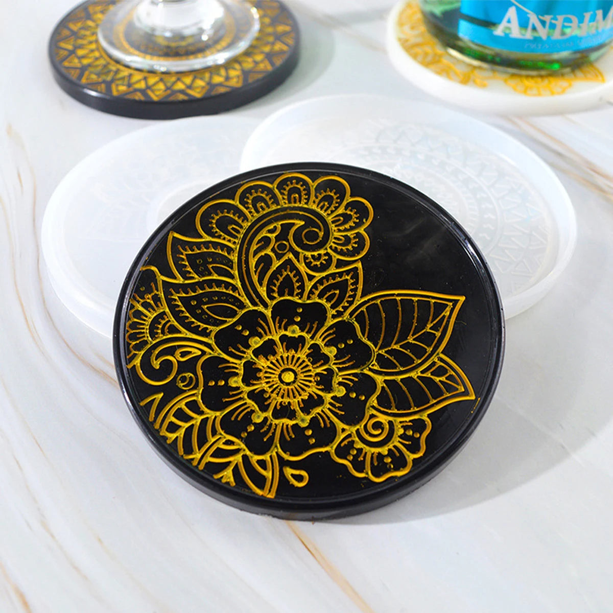 Flower Coaster Silicone Mold