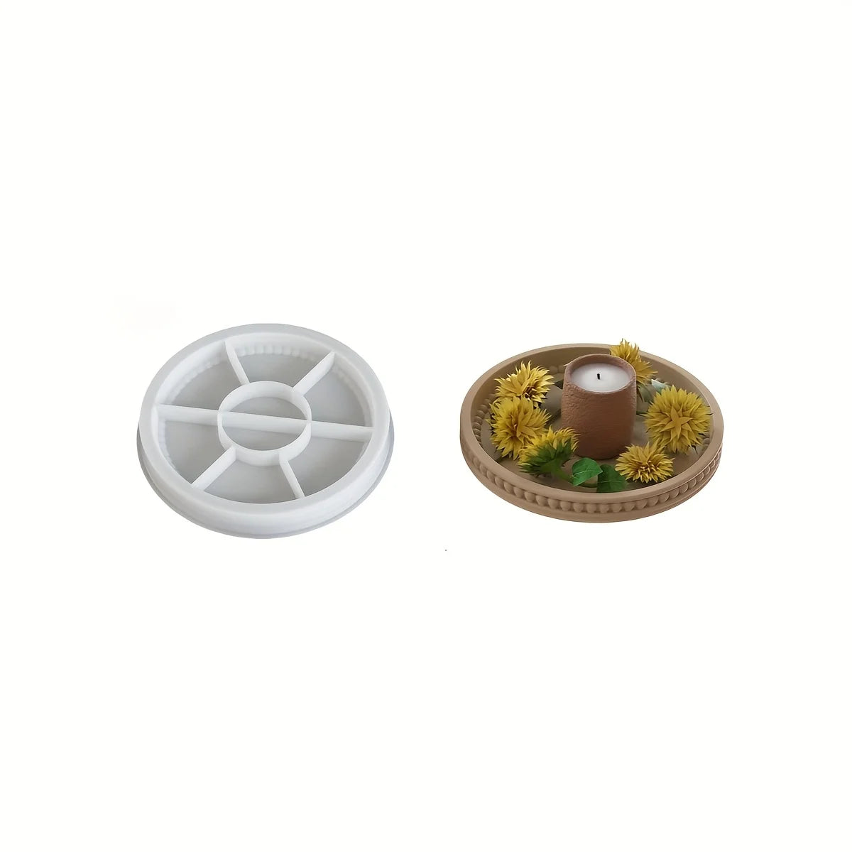 Round Foam Tray Silicone Mold