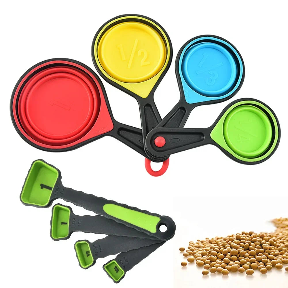 Silicone Measuring Spoons Set