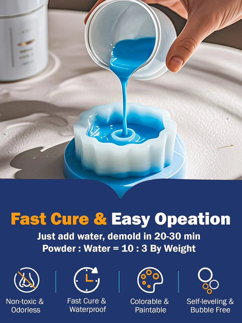 Gypsum casting powder