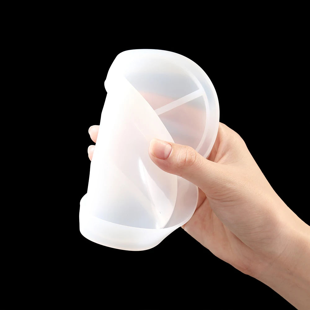 Oval Tray Silicone Mold Hexagon Coaster Epoxy Resin Mould