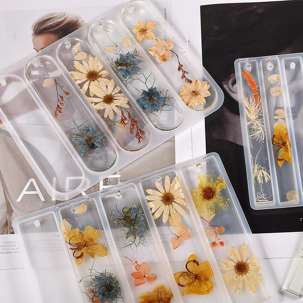 Bookmark Jewelry Casting Silicone Resin Mold Set for Bookmark...