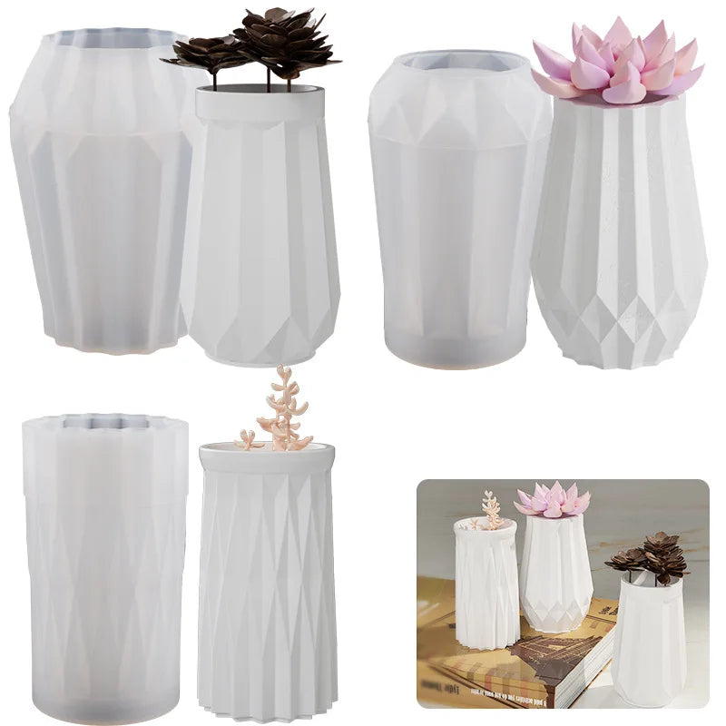 Concrete Vase Silicone Mold