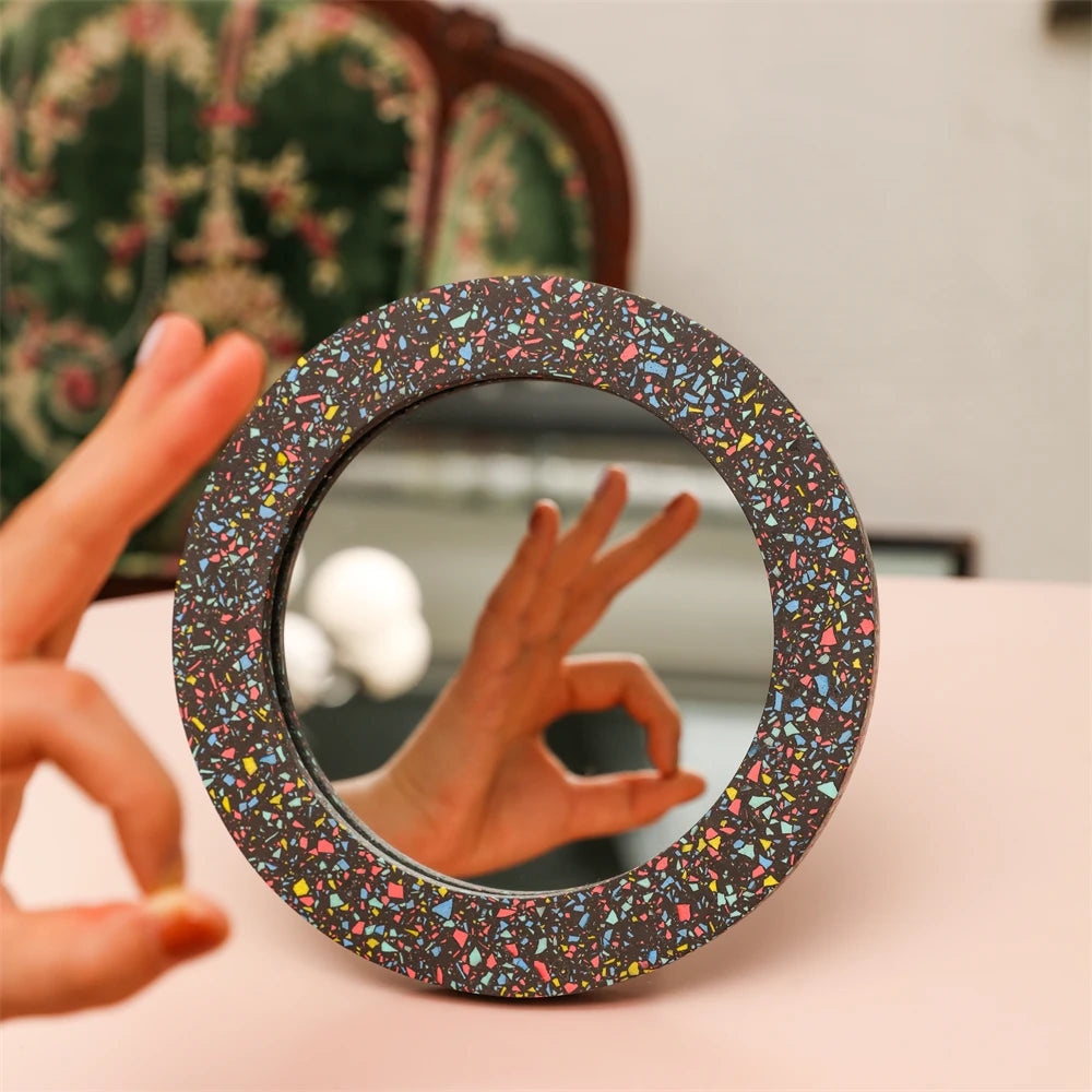 Nicole Circle Mirror Silicone Mold Concrete Casting