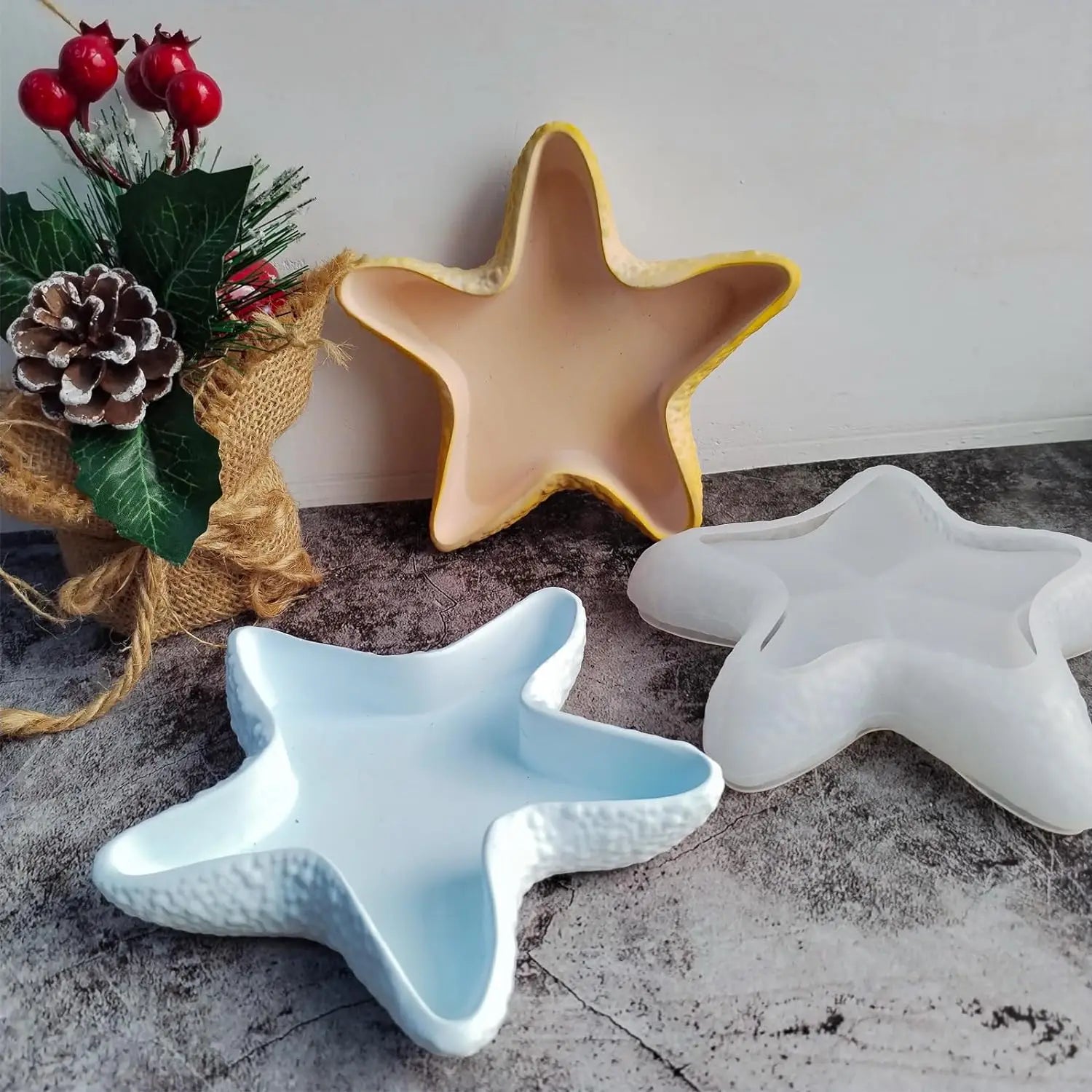 Starfish Storage Bowl Silicone Mold