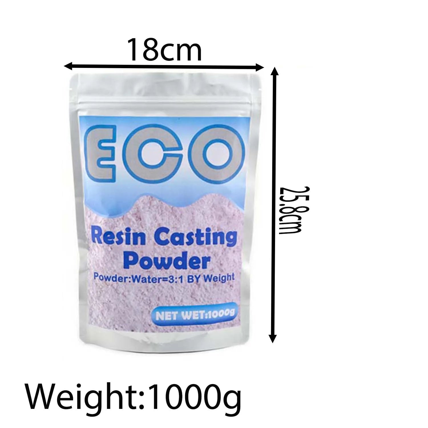 300g/500g/1000g Gypsum Powder High Density Casting Resin