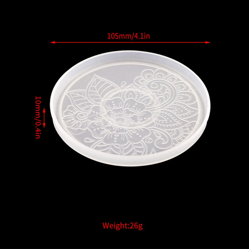 Round Coaster Silicone Mold