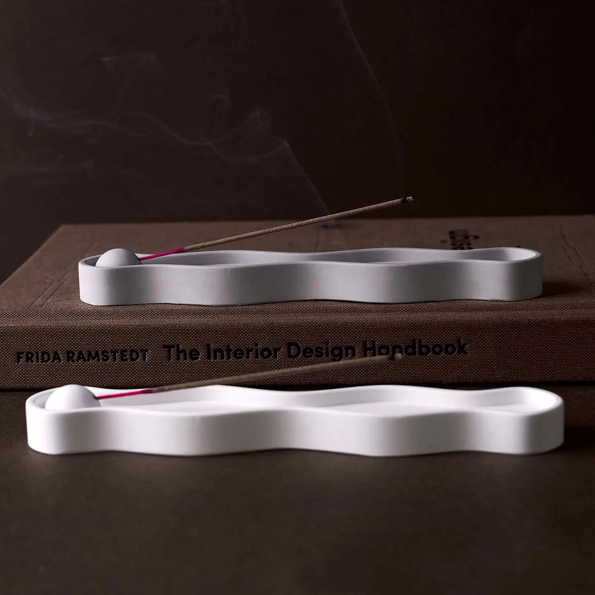 Wave Long Incense Insert Tray Silicone Mold