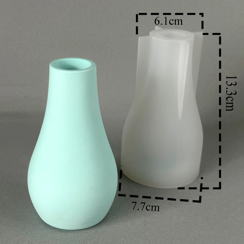 Teardrop Vase Silicone Mold