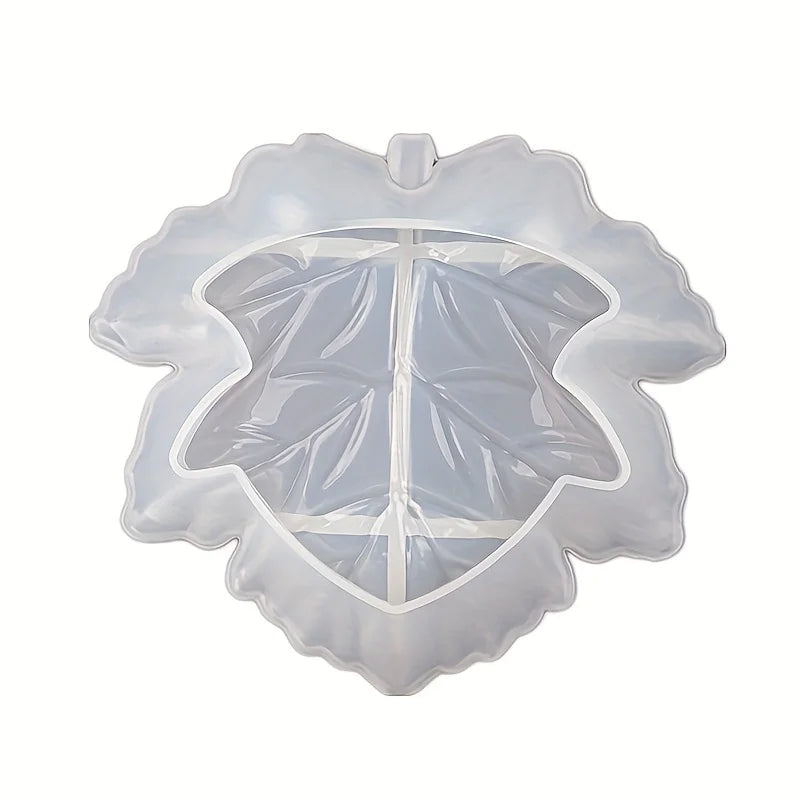 Empty maple leaf silicone mold