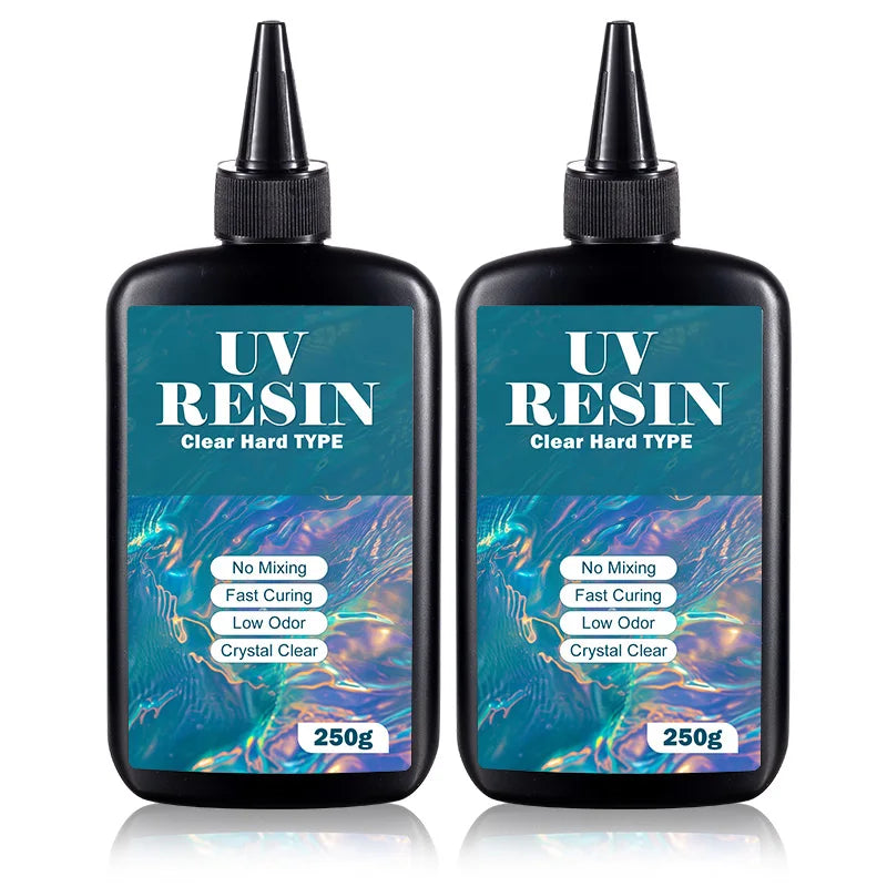 UV Resin Kit with Light Upgraded Hard Type Crystal Clear