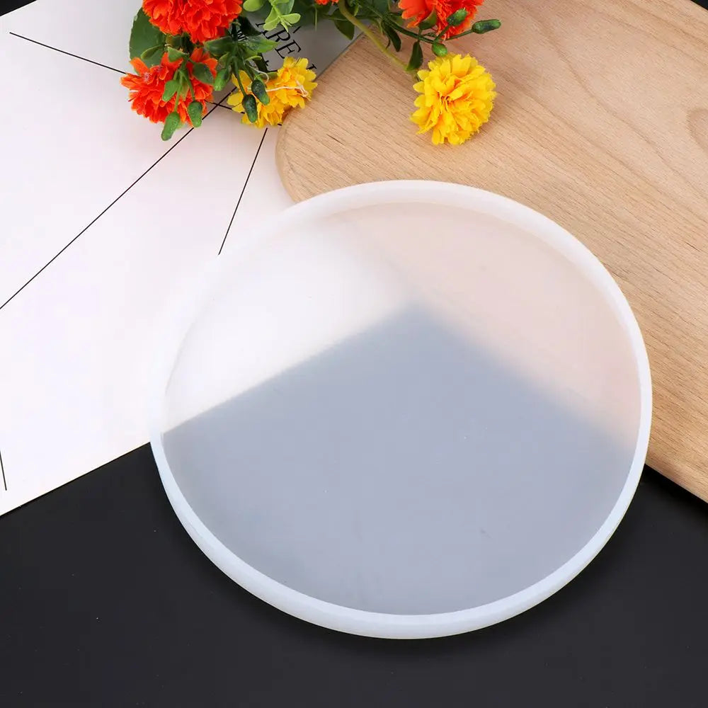 Transparent Fluid Arts Round Coaster Resin Casting Molds...