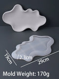 Large Irregular Tray Silicone Mold Creative Wavy Line