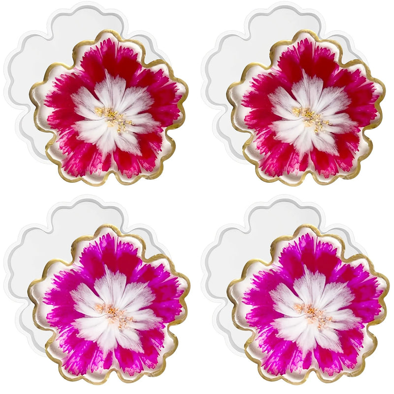 Flower Coaster Mold Set (4.7 inch)