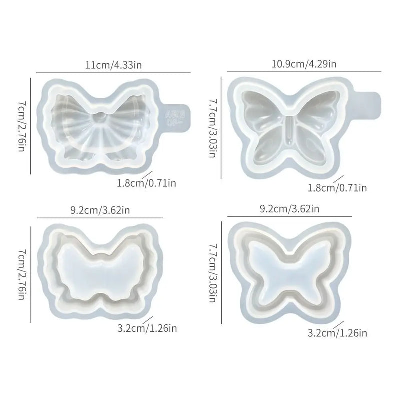 Butterfly Bow Candle Silicone Mold