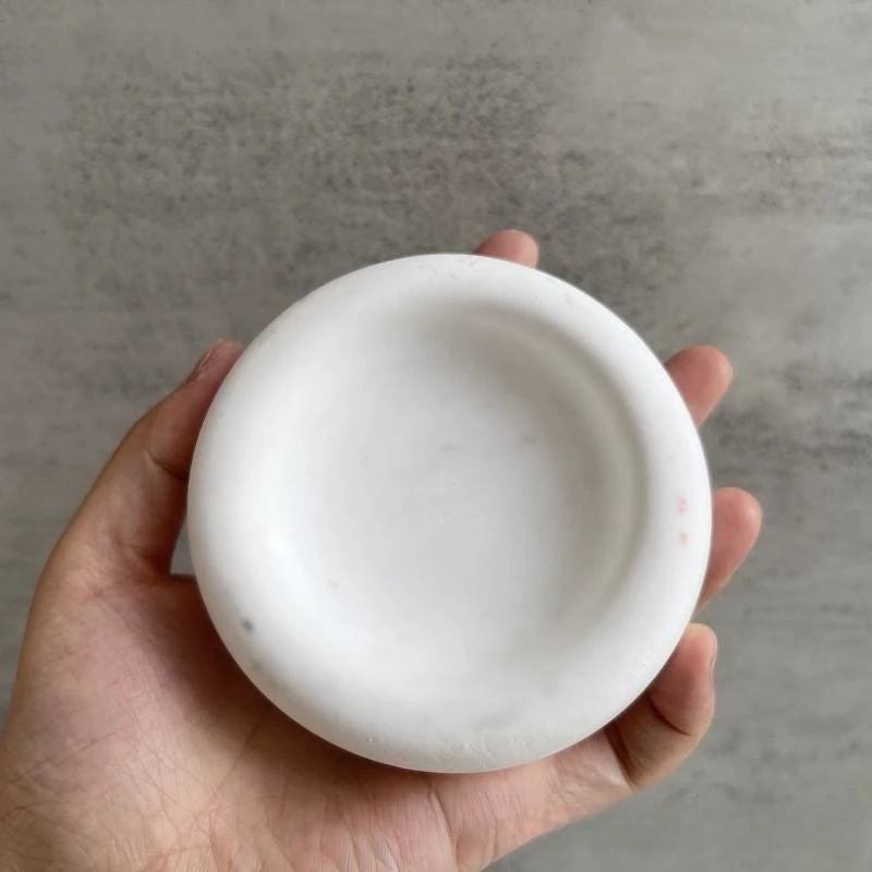 Round Cement Storage Tray Silicone Molds Circular Plaster