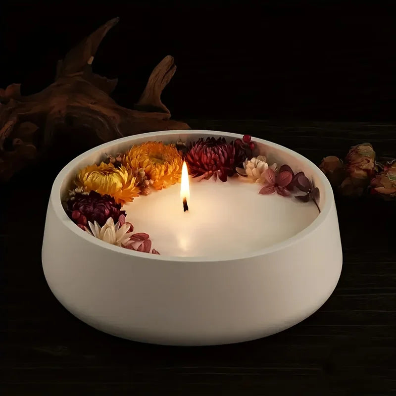 Round Bowl & Candle Holder Silicone Mold