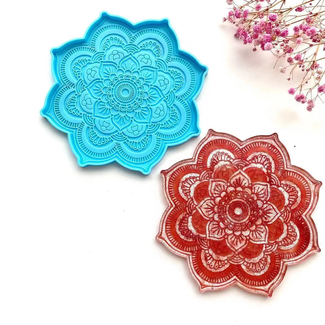Mandala Coaster Silicone Mold