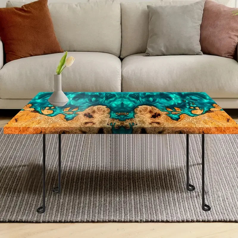 Rectangle Table Top Resin Tray Mold Silicone Coasters Tray
