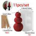 Casting Mold — Round Pillar Silicone Candle Mould Taper