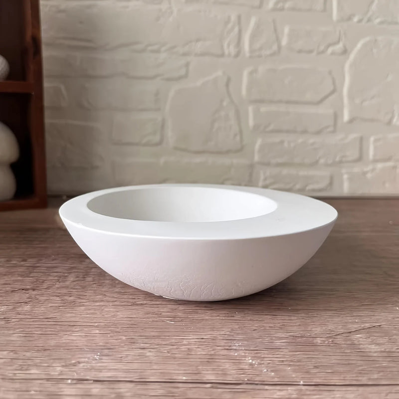 1pc Irregular Round Bowl-Shaped Silicone Mold for