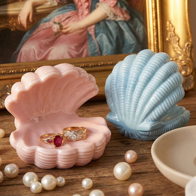 Open Seashell Dish Silicone Mold