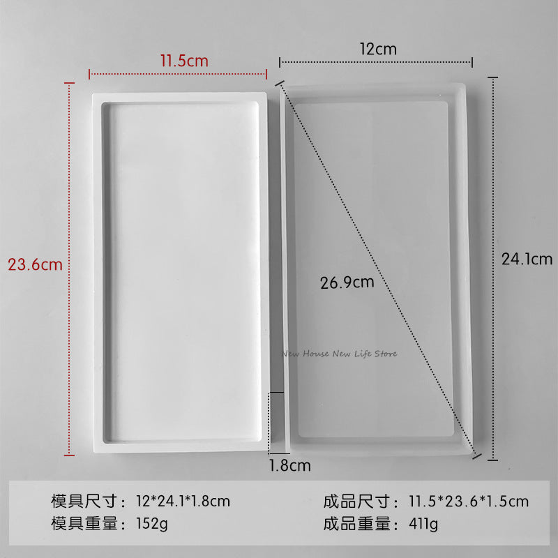 Rectangle Shape Silicone Mold