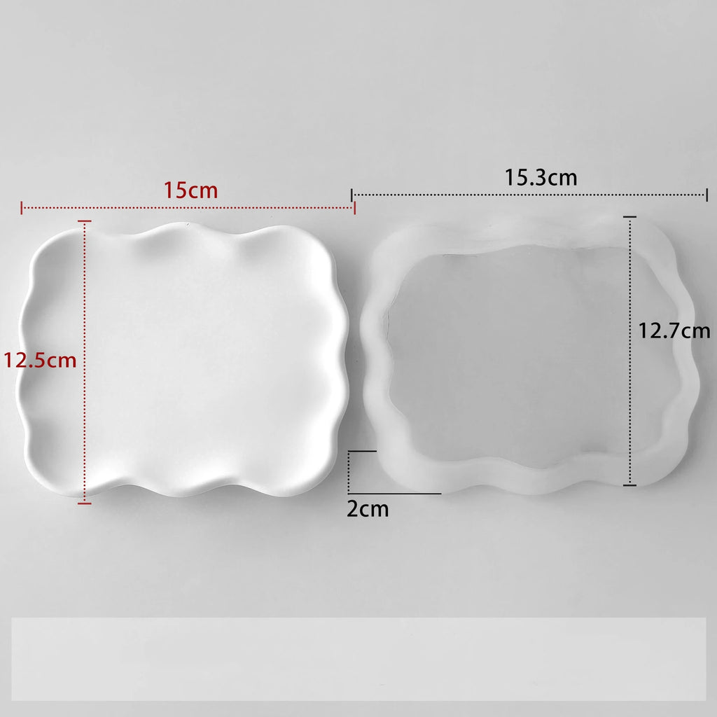 Irregular Cloud Tray Silicone Mold