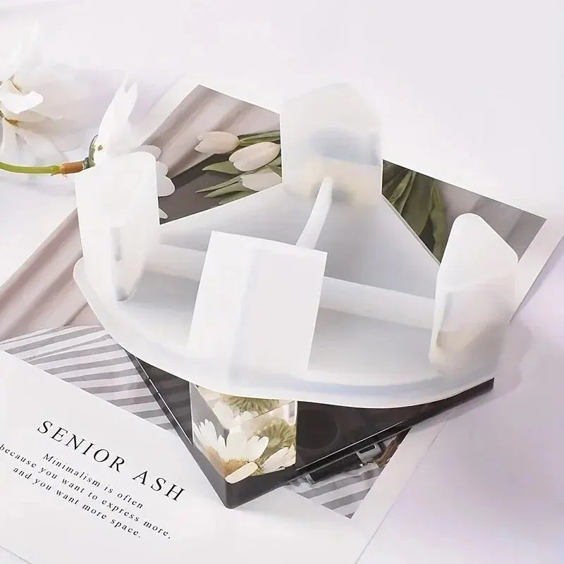 Coaster Resin Molds Set Include 1pc Coaster Storage Box Mold