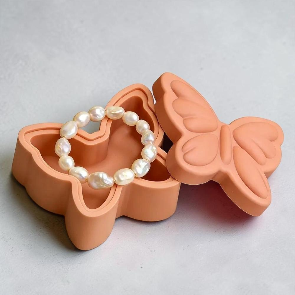 Butterfly candle mold — finished cast jewelry dish